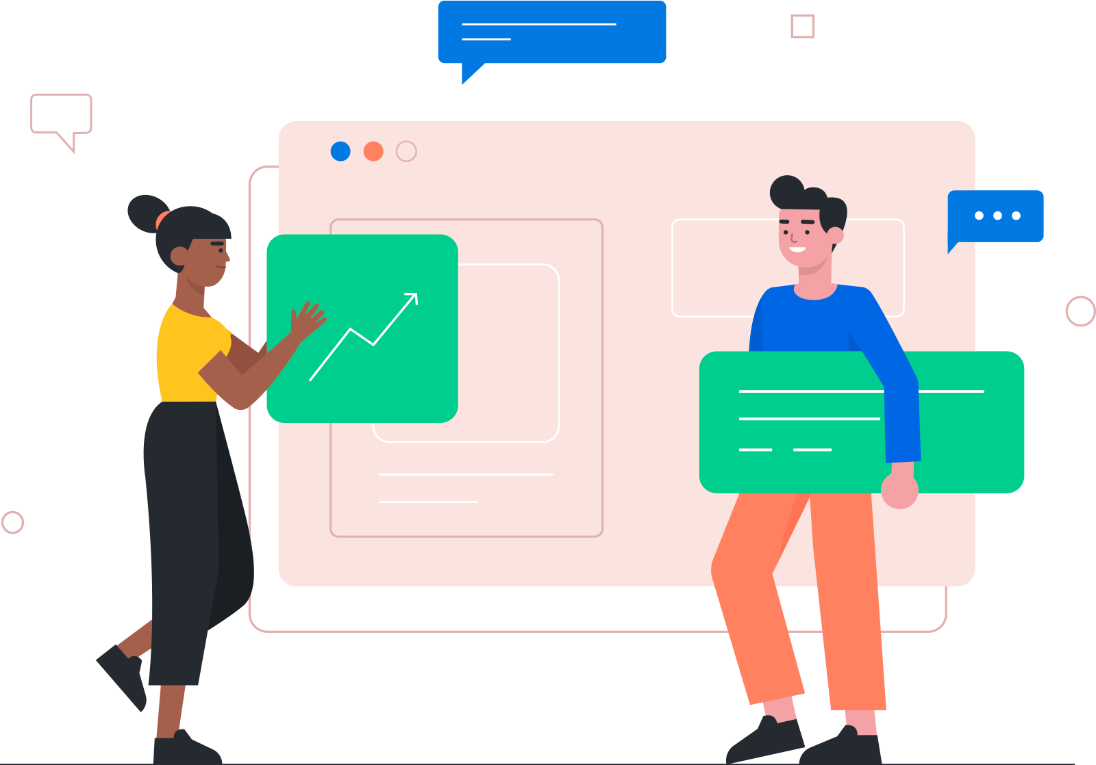 Spending management illustration